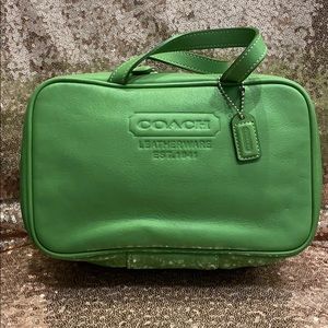 NEW - COACH Leather Makeup Holder